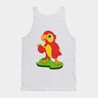 Parrot Banana Fruit Tank Top